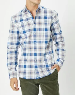 Chemise Slim Fit Madras à carreaux multicolore