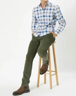 Chemise Slim Fit Madras à carreaux multicolore