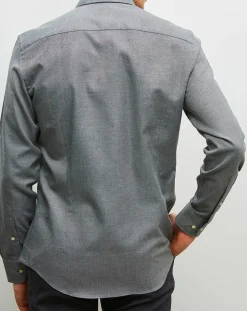 Chemise Slim Fit Mayfair vert de gris