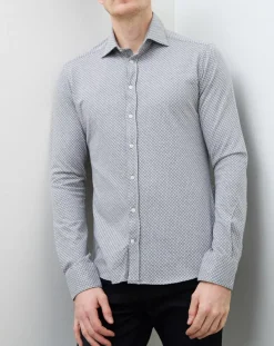 Chemise Slim Fit Mayfair gris