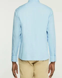 Chemise Slim Fit Oxford bleu clair