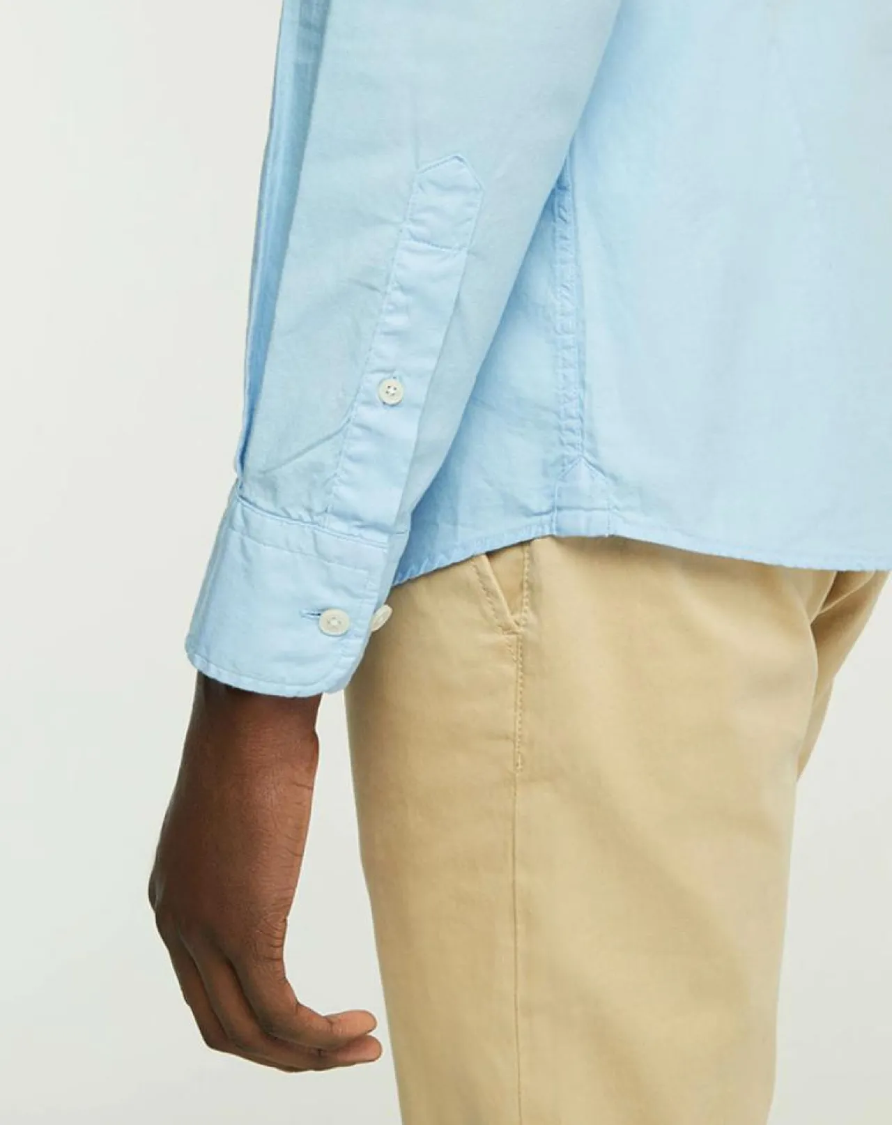 Chemise Slim Fit Oxford bleu clair