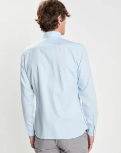 Chemise Slim Fit Oxford bleu ciel