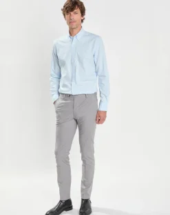 Chemise Slim Fit Oxford bleu ciel