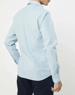 Chemise Slim Fit Oxford bleu clair