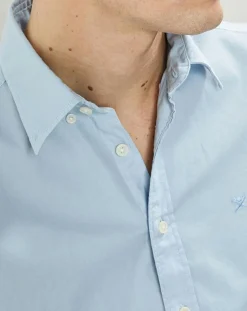 Chemise Slim Fit Oxford bleu clair