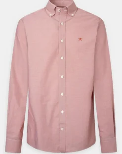 Chemise Slim Fit Pop à micro vichy rouge/blanc