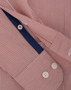 Chemise Slim Fit Pop Milleraies rouge/blanc