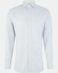 Chemise Slim Fit Texturée bleu clair