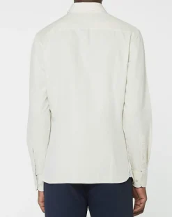 Chemise Slim Fit Trim Twil Sport beige