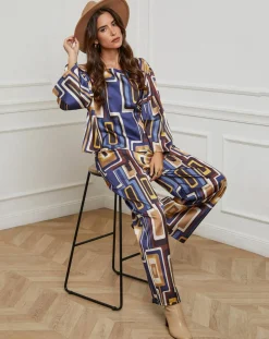 Chemisier Caroline marine