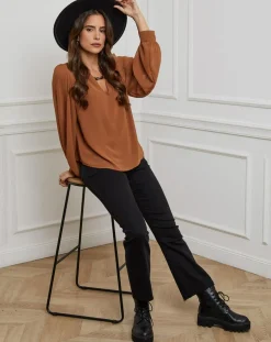 Chemisier Charlotte camel