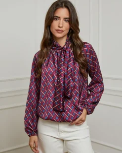 Chemisier Tycia prune