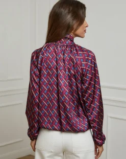 Chemisier Tycia prune