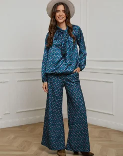 Chemisier Tycia pétrole