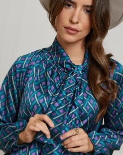 Chemisier Tycia pétrole