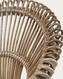 Chiang Mai - Fauteuil rond en rotin tressé