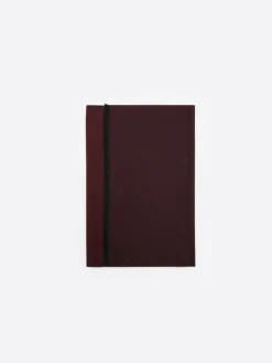Coffret écharpe bicolore merlot - 183x72 cm