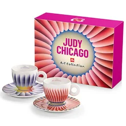 Coffret de 2 Tasses Cappucino en Porcelaine Judy Chicago - 170 ml