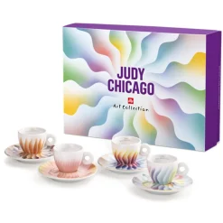 Coffret de 4 Tasses Cappucino en Porcelaine Judy Chicago - 170 ml