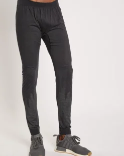 Collant en Laine mélangée Kinship Performance Wool Warm noir mélangé