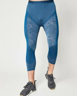 Collant technique 3/4 Blackcomb Evolution Warm bleu opale/noir