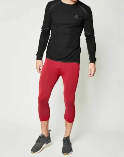 Collant technique 3/4 Evolution Warm Seamless rouge