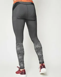 Collant technique Blackcomb Evolution Warm gris béton/orange