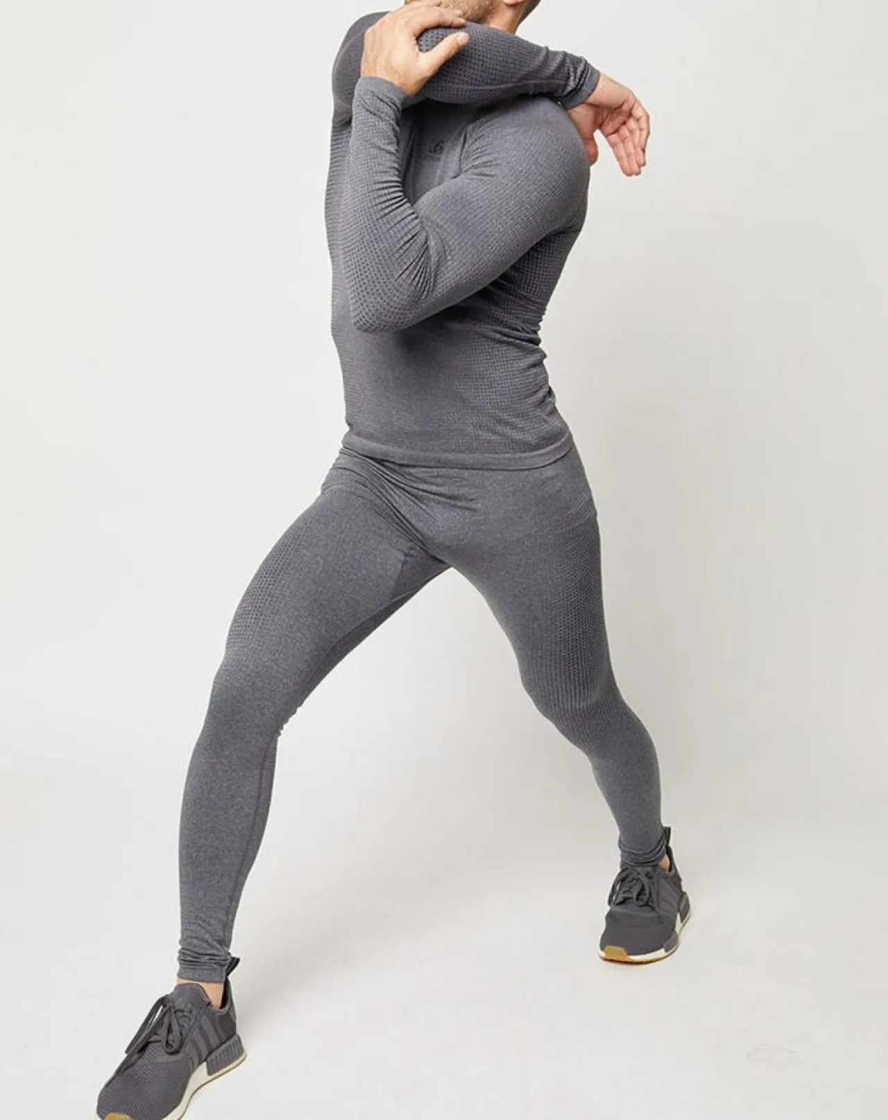 Collant technique Performance Warm gris