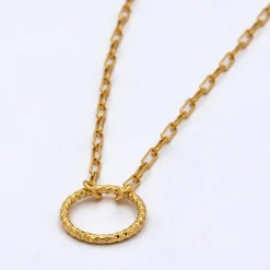 Collier Amedea en Argent doré