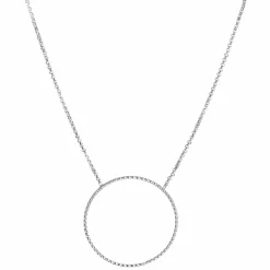 Collier Gaia en Argent rhodié