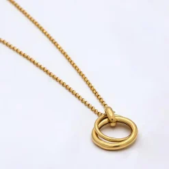 Collier Giasmina en Argent doré