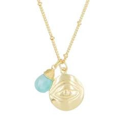 Collier Iva en Laiton doré