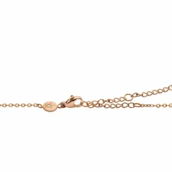 Collier Raindrop rose doré