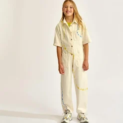 Combinaison Player imprimée écrue