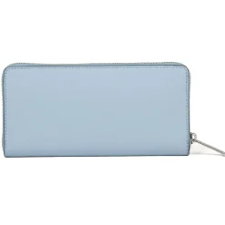 Compagnon en Cuir Jet Set Travel bleu - 10x20.5x2.5 cm