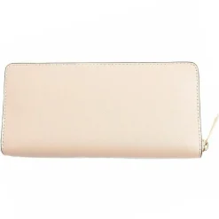 Compagnon en Cuir Jet Set Travel beige - 10x20.5x2.5 cm