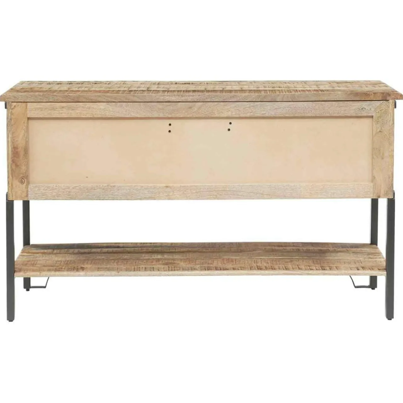 Console 2 tiroirs manguier pondicherry marron - 130x40x75 cm