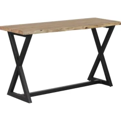 Console acacia bunting marron - 135x45x75 cm