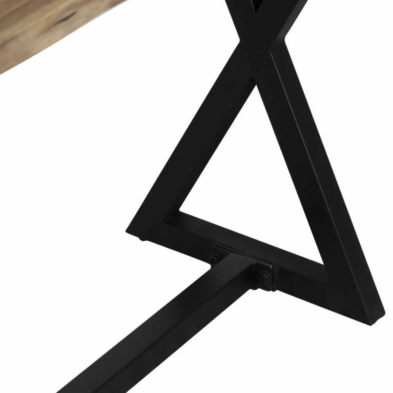 Console acacia bunting marron - 135x45x75 cm