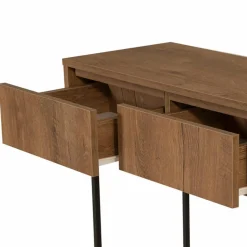 Console Mia noyer/noir - 120x90x36 cm