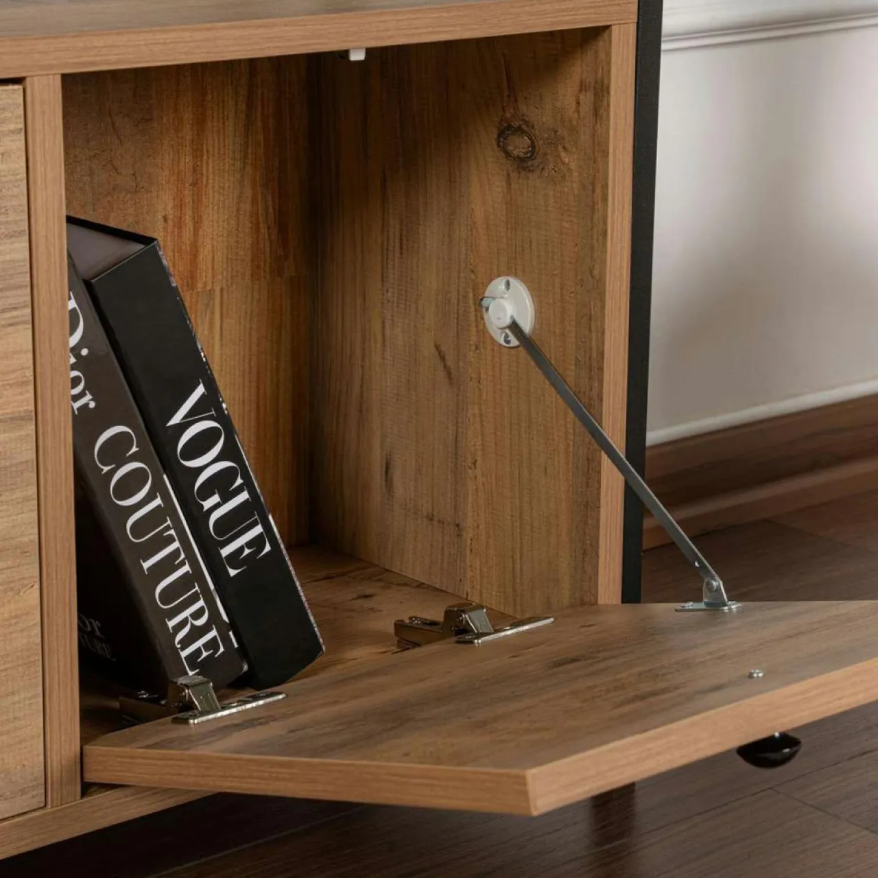 Console Solace pin/noir - 120x77x29.5 cm