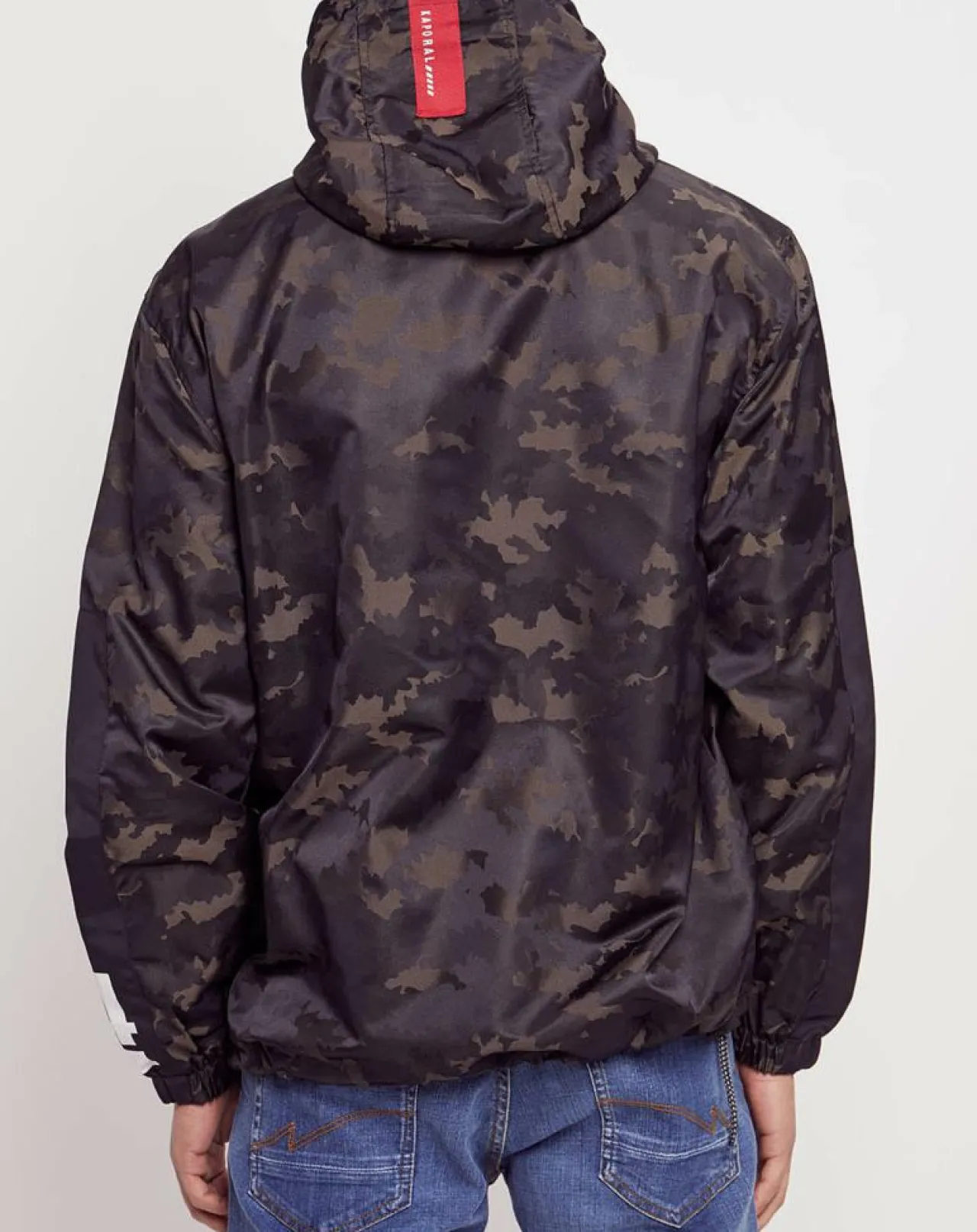 Coupe-vent Gast camo print noir/kaki