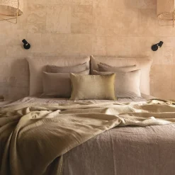 Coussin en laine vert 40x60cm