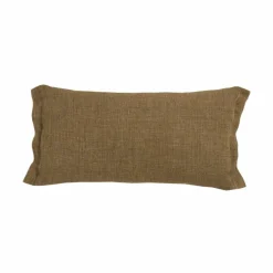 Coussin en lin changeant forêt 30x60cm