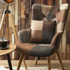 Coussin Patchwork déhoussable multicolore - 40x40 cm