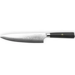 Couteau chef Damas noir - 32.5 cm