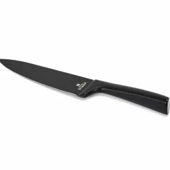 Couteau lame 20 cm noir - 33 cm