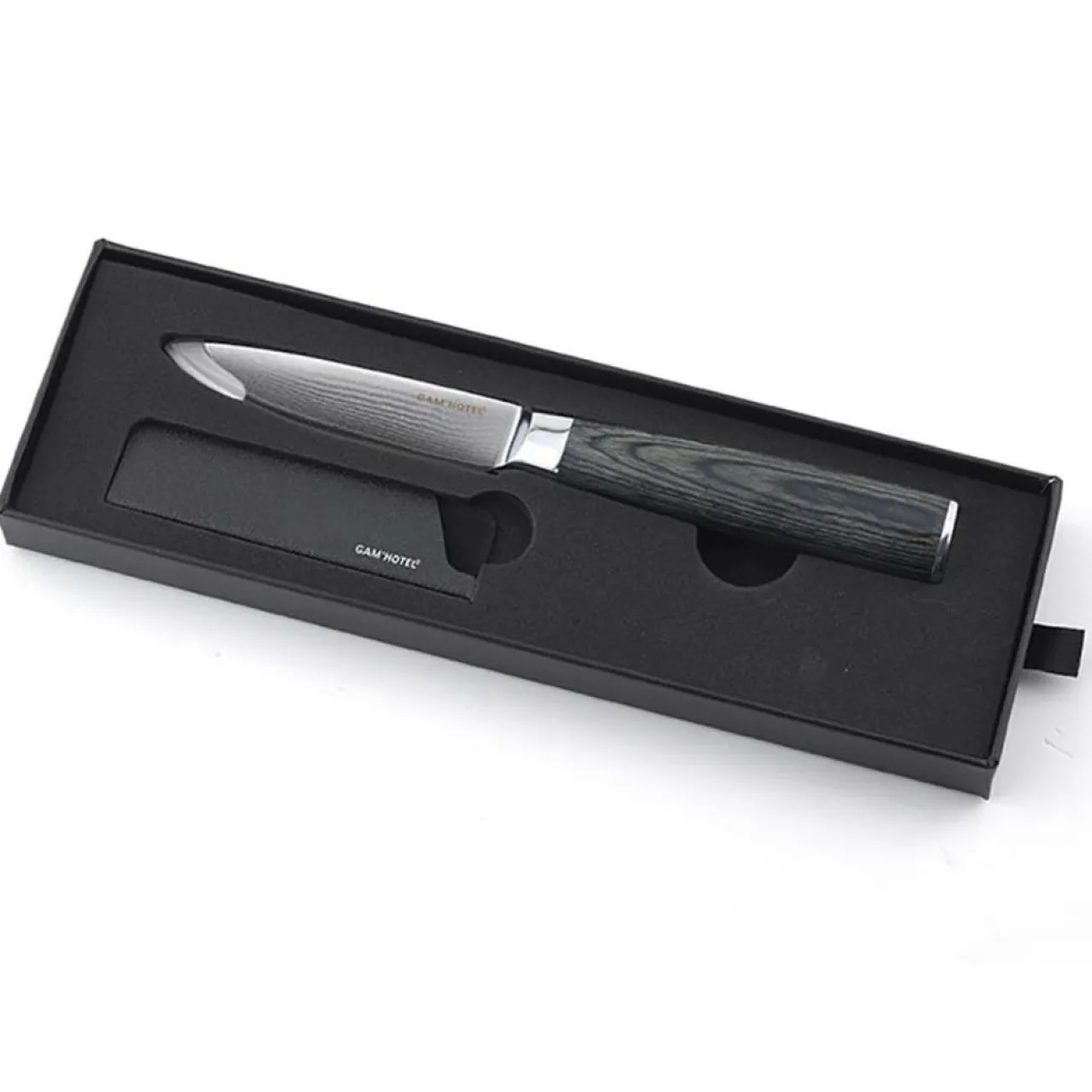 Couteau légume Damarus noir - 20.5 cm