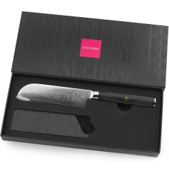 Couteau santoku Damas noir - 25.5 cm